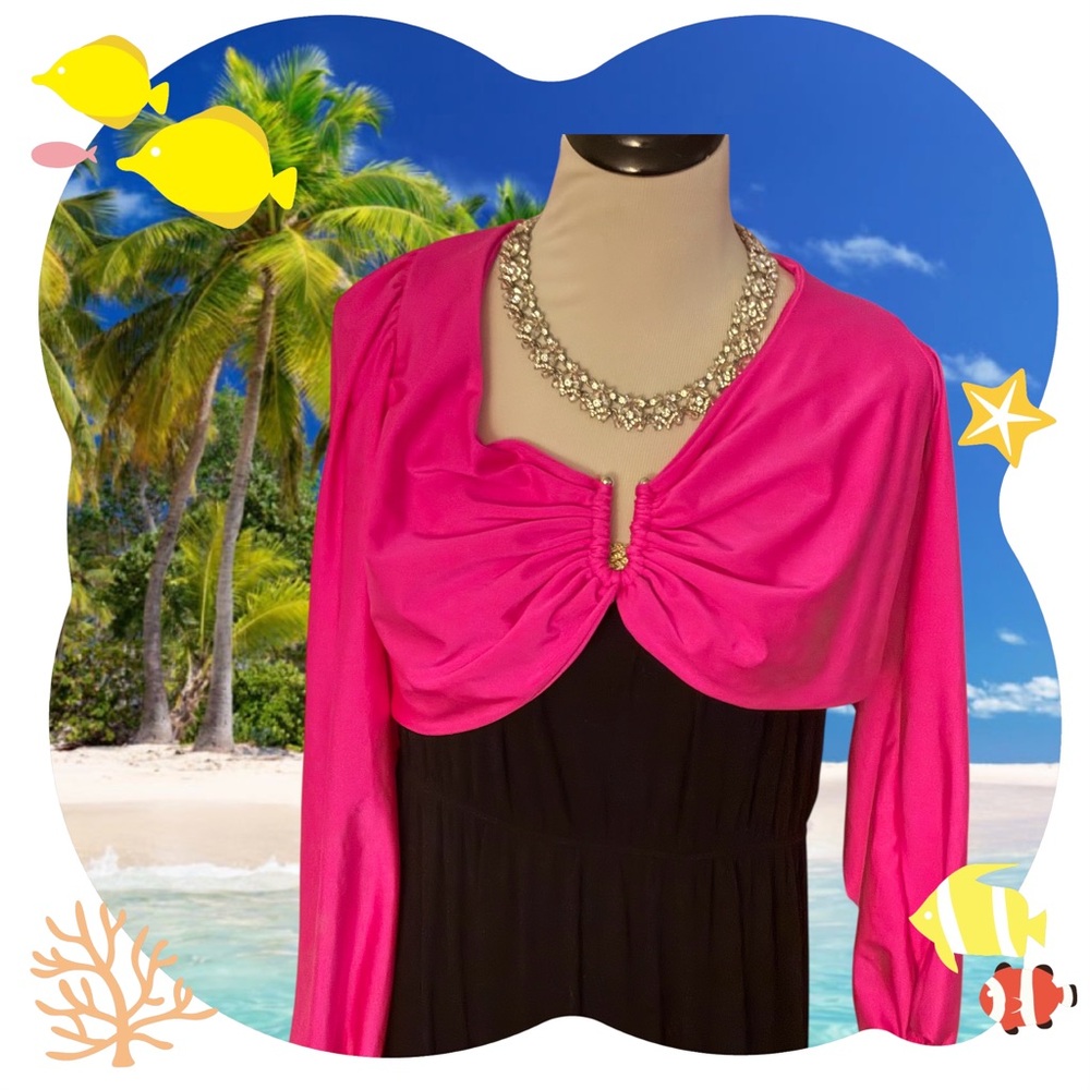 Elegant Pink Plus Sized Women's Top